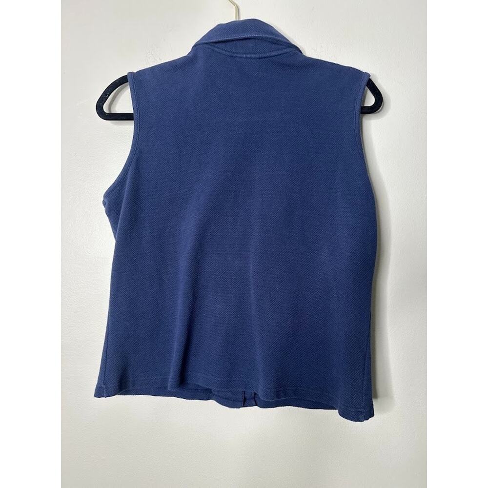 Vintage Limited America Navy Blue Women Large Top Button Preppy School Old Money - Picture 3 of 6